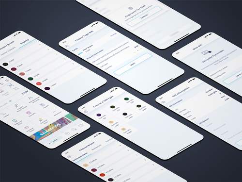 赠送礼物 钱包移动UI FP - PNG派
