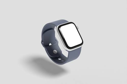 苹果智能手表PS样机模板 - PNG派