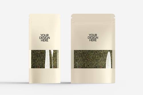 茶叶品牌纸袋包装PS样机模板 - PNG派