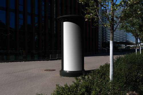 城市户外广告牌宣传物料PS样机模板 - PNG派