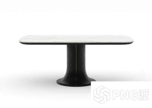 欧式桌椅套装3D模型 - PNG派