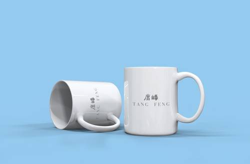 陶瓷马克杯PS样机模板 - PNG派