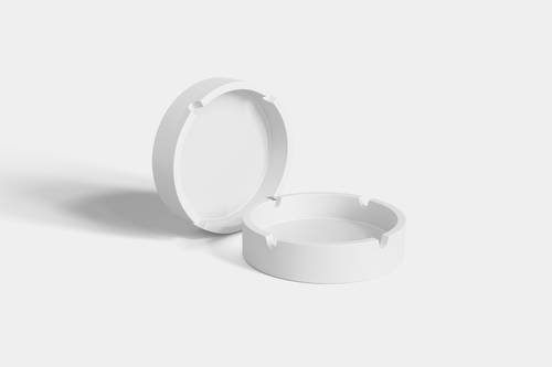 陶瓷烟灰缸PS样机模板 - PNG派