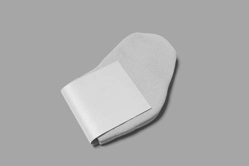 袜子标签折叠效果PS样机模板 - PNG派