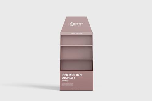 促销展示架产品陈列架PS样机模板 - PNG派