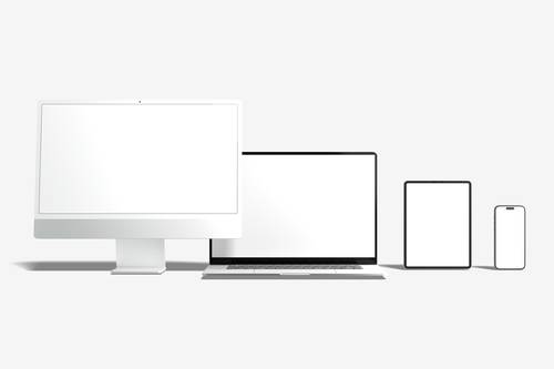 电脑展示PS样机模板 - PNG派