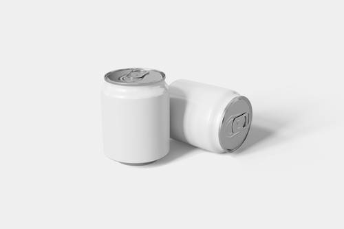 易拉罐饮料罐PS样机模板 - PNG派
