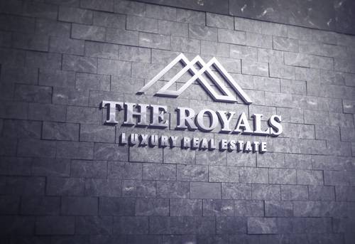 3D立体LOGO墙面展示PS样机模板 - PNG派