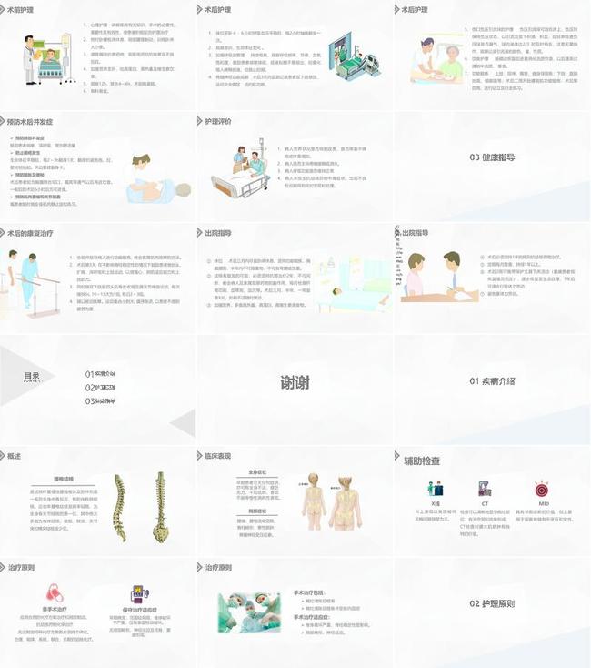 护理业务查房PPT模板 - PNG派