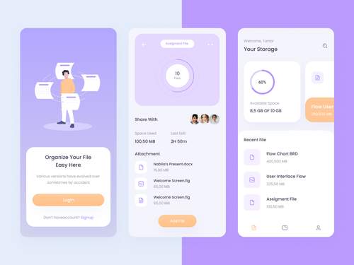 云存储应用程序 Uixasset - PNG派