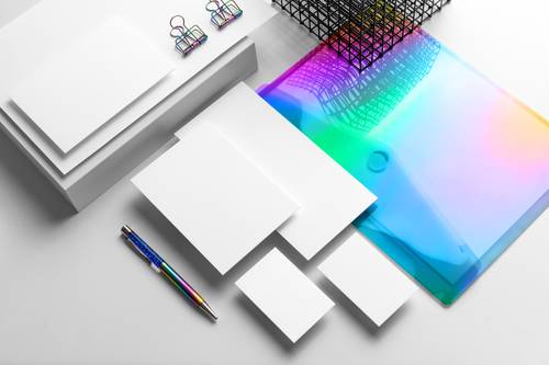 简约风格VI品牌样机PSD模板 - PNG派