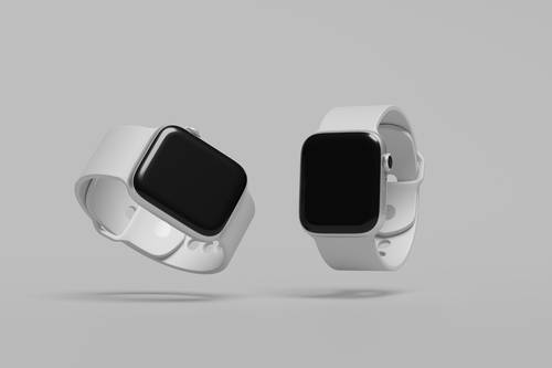 apple watch苹果智能手表PS样机模板 - PNG派