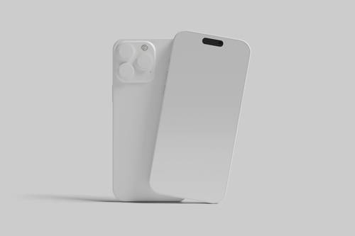 iPhone 16 Pro Max手机PS样机模板 - PNG派