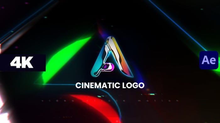 酷炫视频映射光效LOGO开场展示动画AE模板 - PNG派