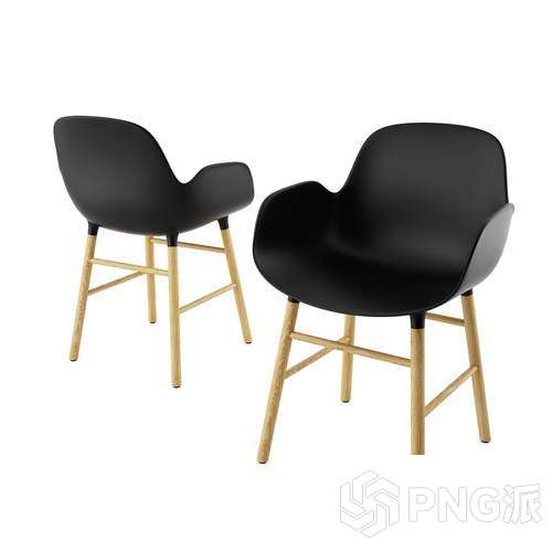 轻奢单椅3D模型 - PNG派