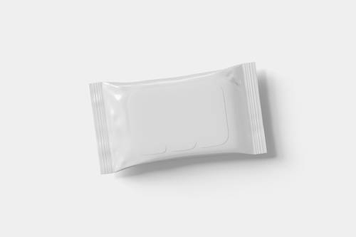 湿巾包装袋PS样机模板 - PNG派