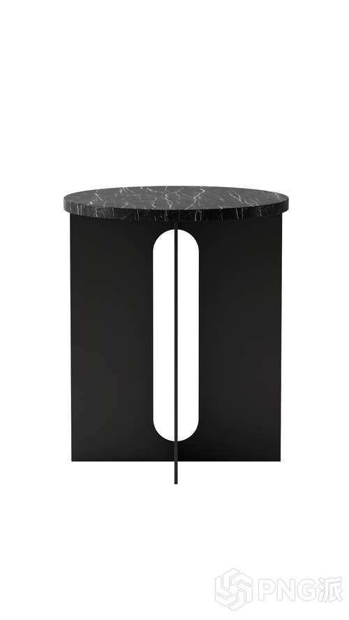 极简茶几边几3D模型 - PNG派