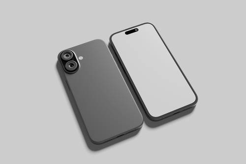 iPhone 16 Pro Max手机PS样机模板 - PNG派