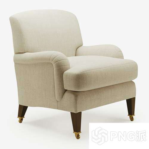 单人沙发3D模型 - PNG派