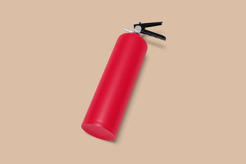 灭火器PS样机模板 - PNG派