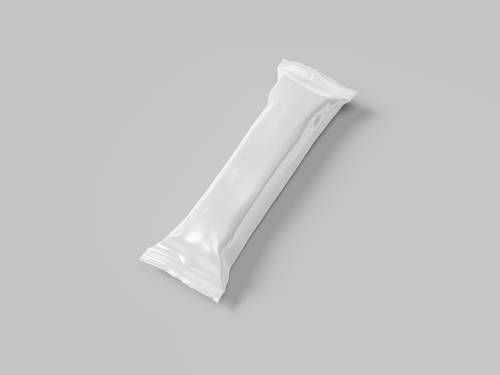 条形袋巧克力零食独立包装PS样机模板 - PNG派