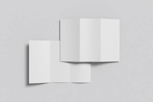 三折页PS样机模板 - PNG派