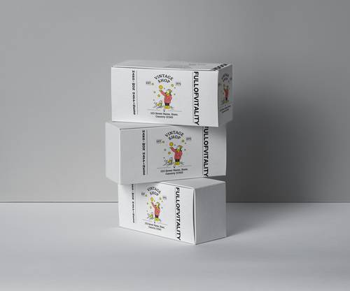 品牌奶茶品牌包装盒VI样机提案PSD模板 - PNG派