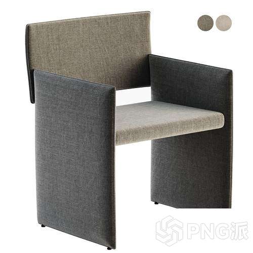 简约单椅3D模型 - PNG派