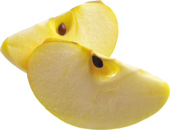 一块黄苹果 - PNG派