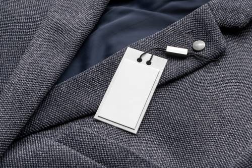 服装标签吊牌PS样机模板 - PNG派