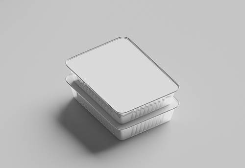 铝制保温汤类食品打包盒PS样机模板 - PNG派