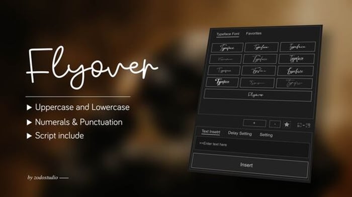 手写文字展示效果AE文字动画插件 - PNG派