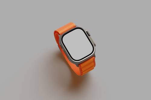 apple watch ultra苹果手表PS样机模板 - PNG派