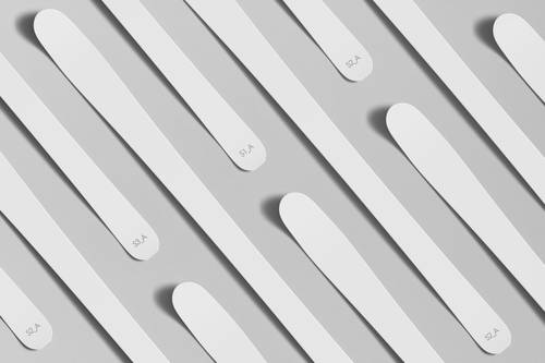 滑雪板设计PS样机模板 - PNG派