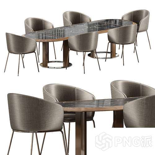 轻奢单椅3D模型 - PNG派