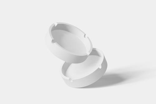 陶瓷烟灰缸PS样机模板 - PNG派