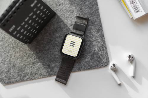 笔记本电脑手机手表PS样机模板 - PNG派