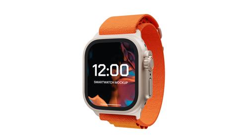 apple watch ultra苹果手表PS样机模板 - PNG派