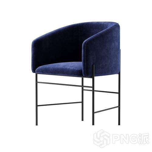 欧式单椅3D模型 - PNG派