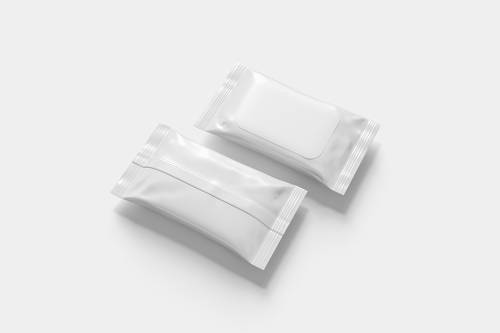 湿巾包装袋PS样机模板 - PNG派