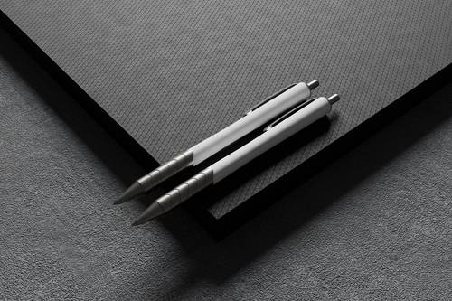 签字笔PS样机模板 - PNG派