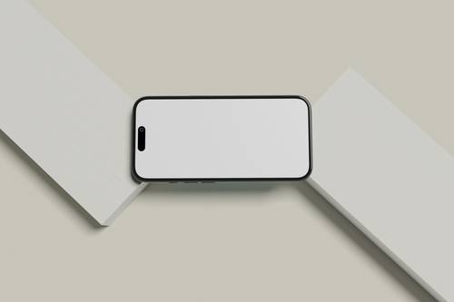 iPhone 16 Pro Max手机PS样机模板 - PNG派