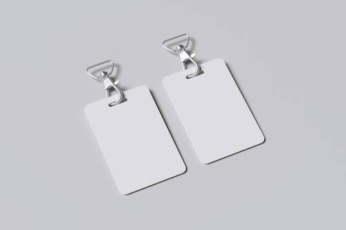 ID卡工作证PS样机模板 - PNG派