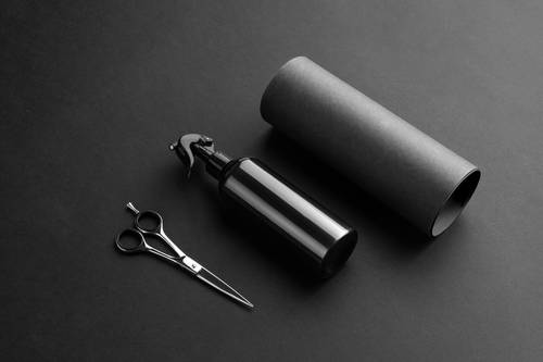 理发店品牌VI样机贴图PS模板 - PNG派