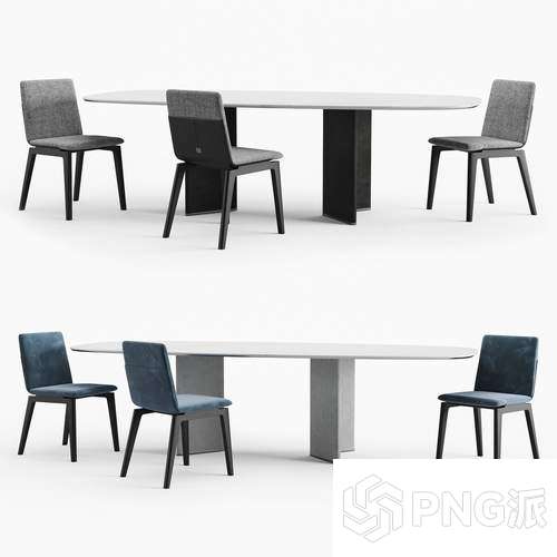 简约单椅3D模型 - PNG派