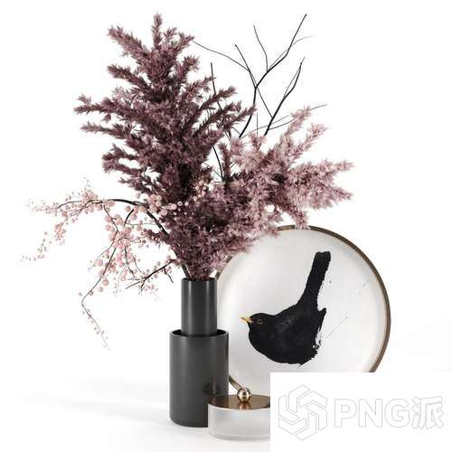 极简饰品摆件3D模型 - PNG派