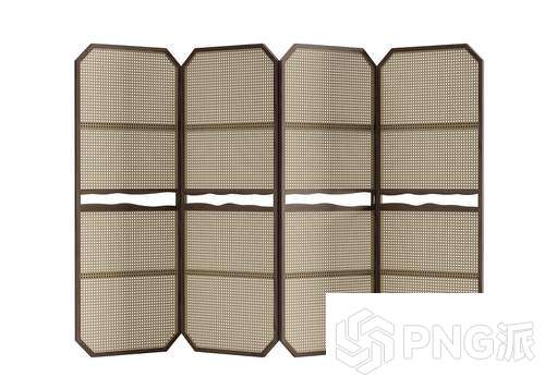 屏风3D模型 - PNG派