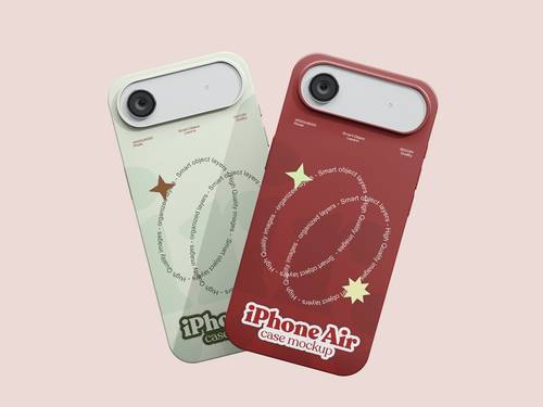 iphone 17 air 手机壳PS样机模板 - PNG派