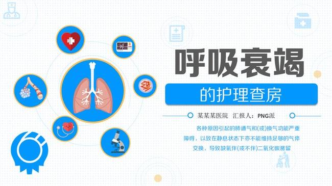 护理查房PPT模板 - PNG派