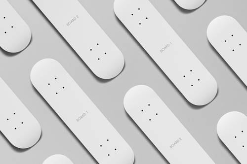 滑板PS样机模板 - PNG派